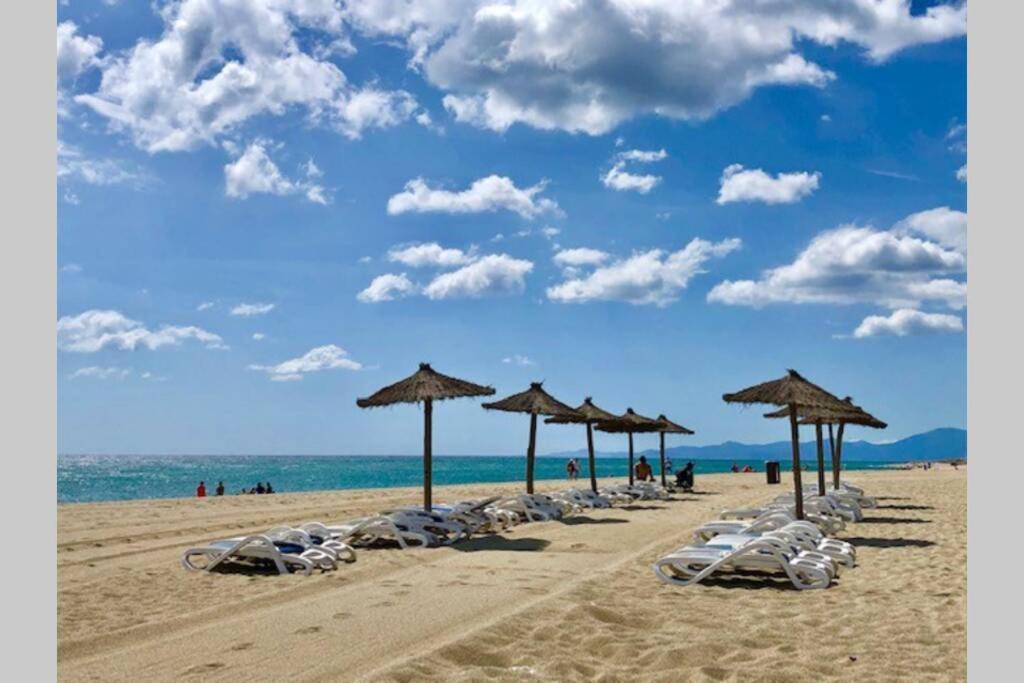 Barcaresa-Villa Sur Le Sable Vue Mer Panoramique Piscine Clim Wifi 乐巴凯尔斯 外观 照片
