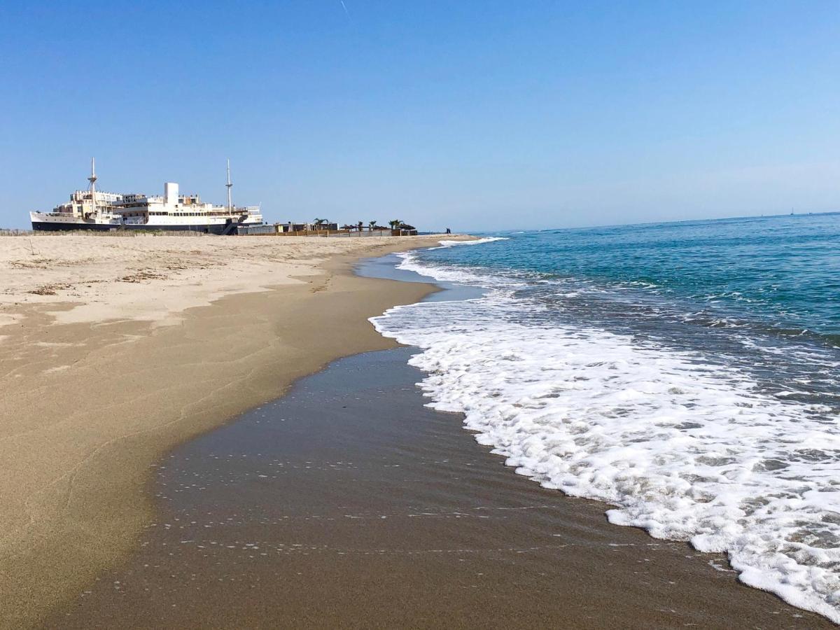 Barcaresa-Villa Sur Le Sable Vue Mer Panoramique Piscine Clim Wifi 乐巴凯尔斯 外观 照片