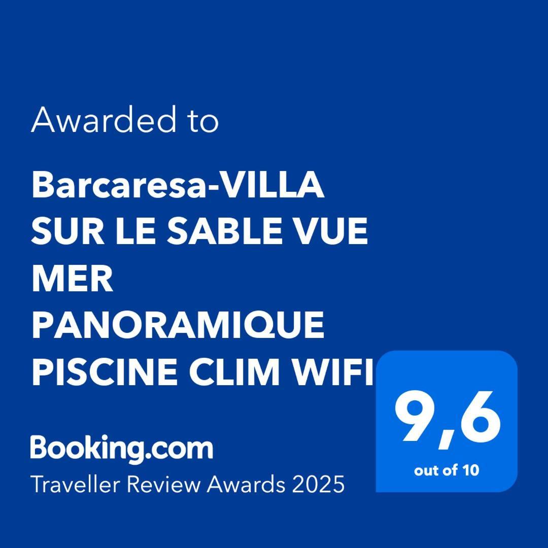 Barcaresa-Villa Sur Le Sable Vue Mer Panoramique Piscine Clim Wifi 乐巴凯尔斯 外观 照片